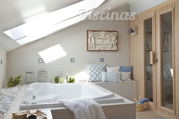 Una zona wellnes/spa en casa