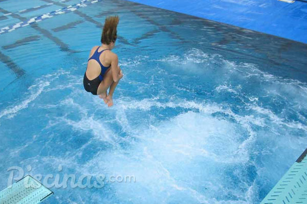 Bubble Machine: un colchón de aire en el salto de trampolín