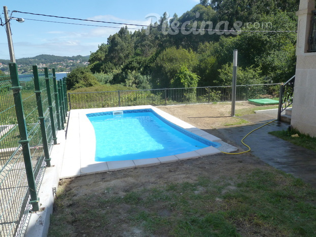 Piscina de 6m x 3m en Cangas