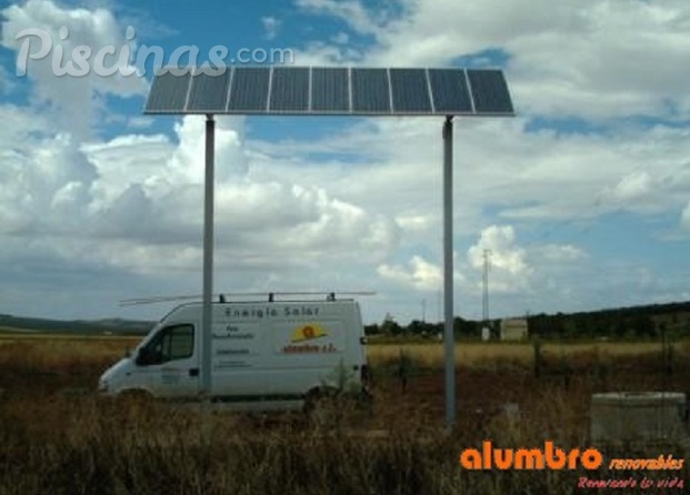 energía solar alumbro