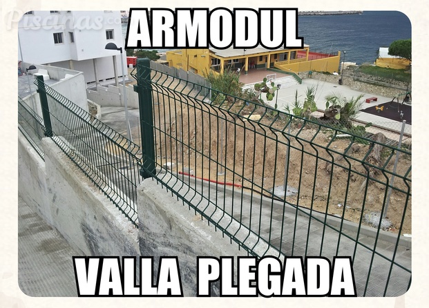 Valla plegada piscina