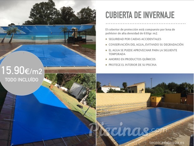 Cubiertas invernaje piscinas