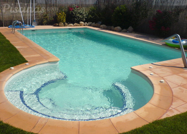 Piscina con spa