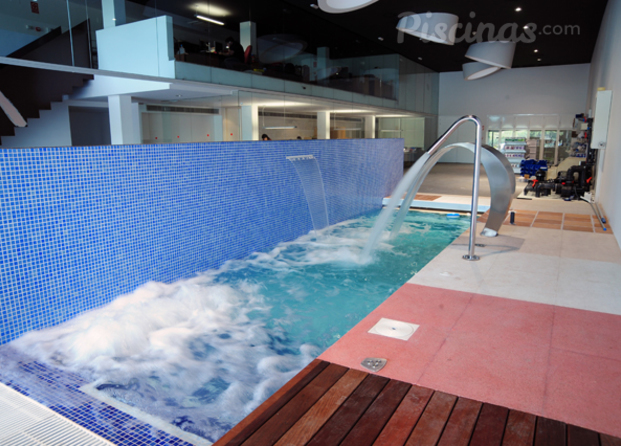 Piscina de muestra en tienda