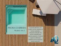 Modelo Iris 2 by Ceramic de luxe. PROFUNDIDAD 1,40m. DIMENSIONES 4,25m. X 3,00m.