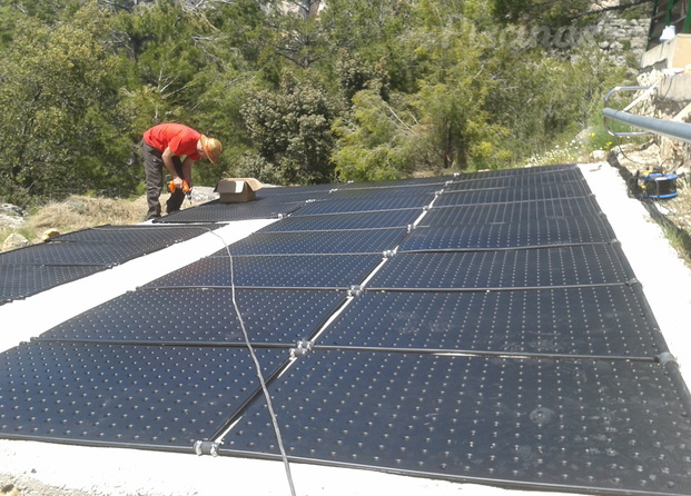 Climatización solar