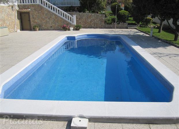 Piscina con gresite