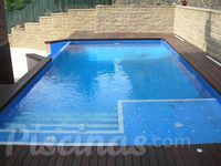 Piscina desbordante 8 x 4