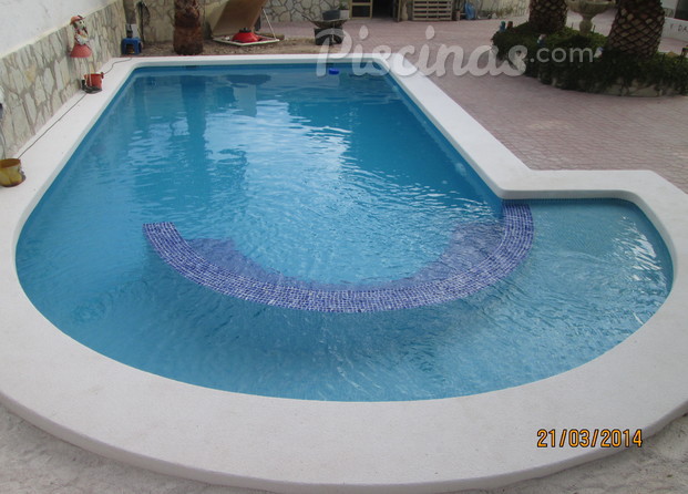 Piscina 8x4m en Mutxamel