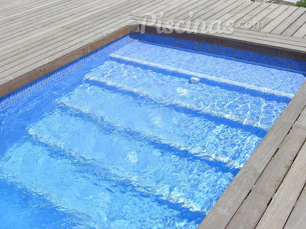 Piscina escalones